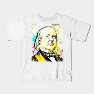 Horace Greeley Portrait | Horace Greeley Artwork 3 Kids T-Shirt